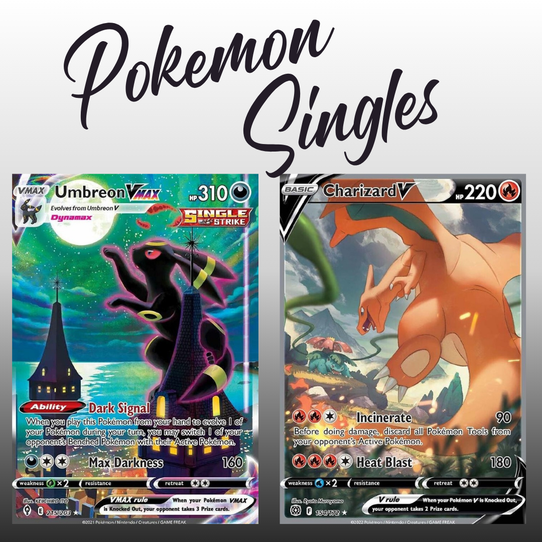 Pokemon Singles  The Plug Trading Cards & Collectibles