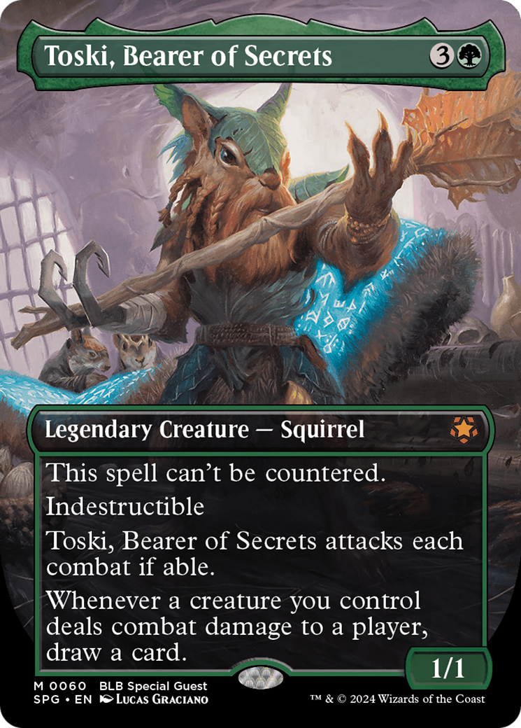 Toski, Bearer of Secrets (Borderless) (SPG-060) - Special Guests (Borderless)