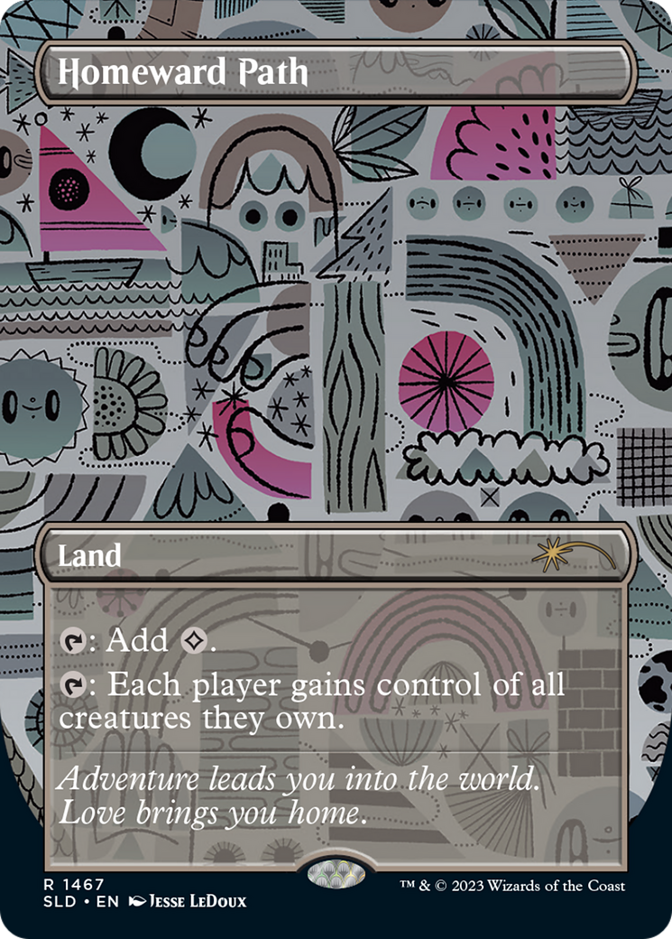 Homeward Path (1467) (SLD-1467) - Secret Lair Drop (Borderless)