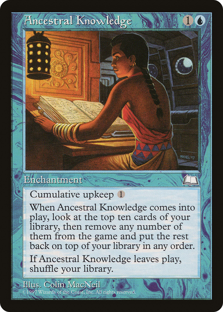 Ancestral Knowledge (WTH-) - Weatherlight