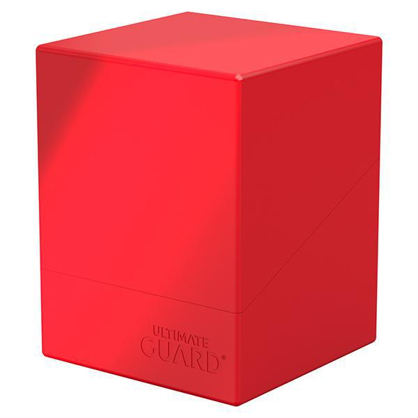 Ultimate Guard Boulder 100+ Standard Size- Solid Red
