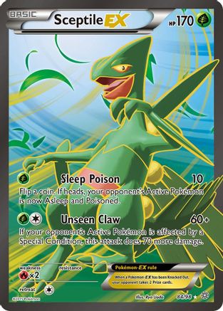 Sceptile EX (84 Full Art)/98 - XY Ancient Origins Holofoil