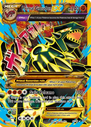 Primal Groudon EX (Shiny Full Art)/98 - XY Ancient Origins Holofoil