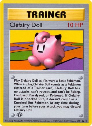 Clefairy Doll - Base Set Shadowless Unlimited