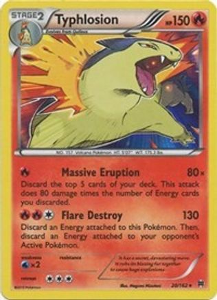 Typhlosion 20/162 - XY BREAKthrough Reverse Holofoil