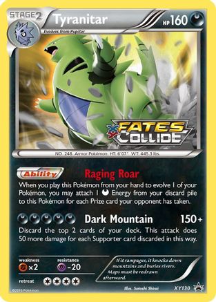Tyranitar (Prerelease)/211 - XY Promos Holofoil