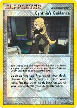 Cynthia's Guidance - 136/147 (League Promo) - League & Championship Cards Reverse Holofoil