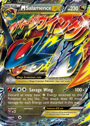 M Salamence EX - XY171/211 - XY Promos Holofoil