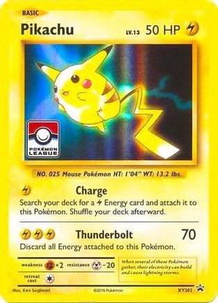 Pikachu - XY202 (Pokemon League) XY202/211 - League & Championship Cards Holofoil