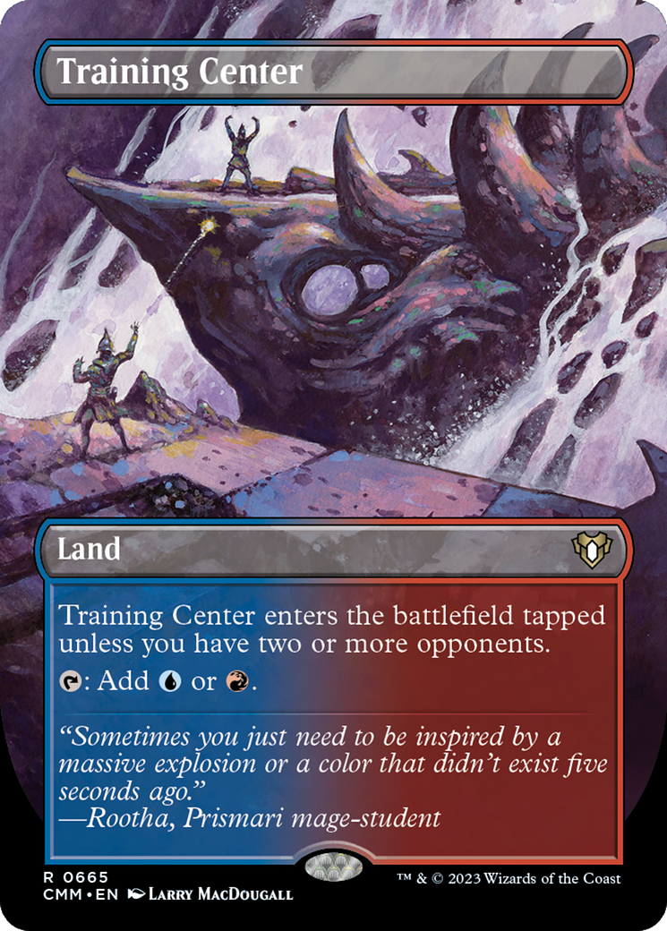 Training Center (Borderless) (CMM-665) - Commander Masters (Borderless) Foil
