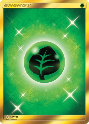 Grass Energy (Secret)/145 - SM Guardians Rising Holofoil