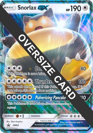 Snorlax GX - SM05 - Jumbo Cards