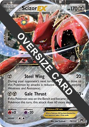 Scizor EX - 76/122 - Jumbo Cards Holofoil