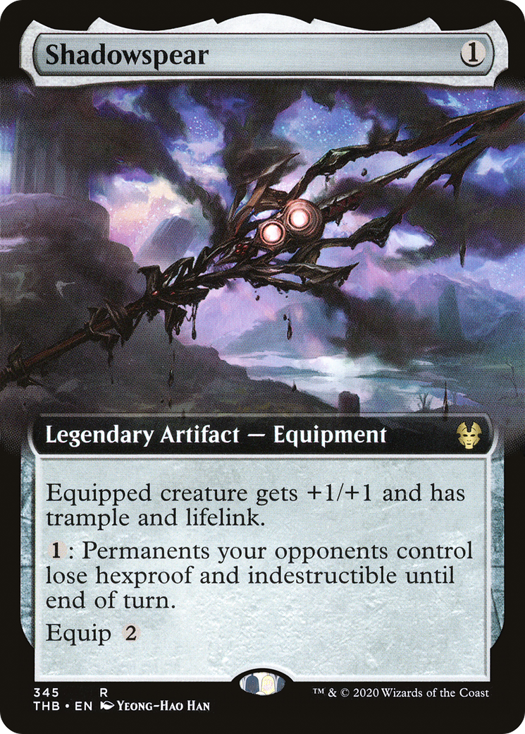 Shadowspear (Extended Art) (THB-345) - Theros Beyond Death: (Extended Art)