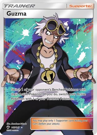 Guzma (Full Art) 143/147 - SM Burning Shadows Holofoil