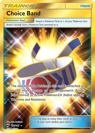 Choice Band (Secret)/147 - SM Burning Shadows Holofoil