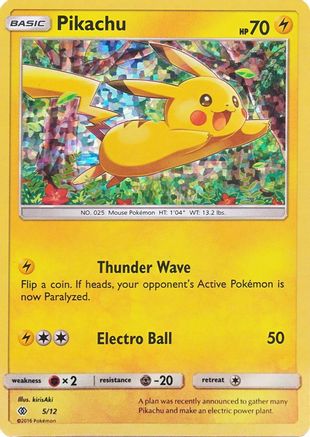 Pikachu - 5/12/12 - McDonalds Promos 2017 Holofoil