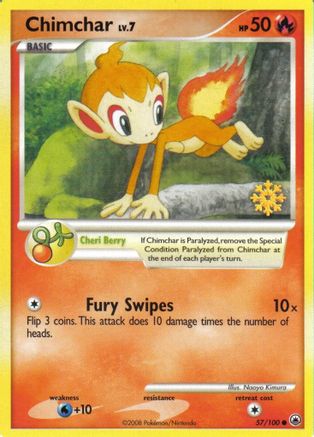 Chimchar - 57/100 - Countdown Calendar Promos
