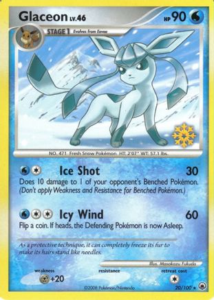 Glaceon - 20/100 - Countdown Calendar Promos
