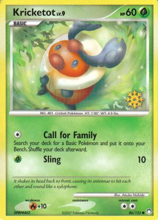 Kricketot - 86/123 - Countdown Calendar Promos
