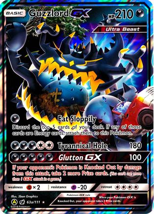 Guzzlord GX - 63a/111/111 - Alternate Art Promos Holofoil