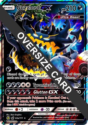 Guzzlord GX - 63a/111 - Jumbo Cards Holofoil