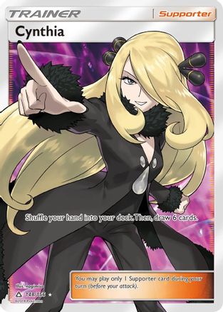 Cynthia (Full Art)/156 - SM Ultra Prism Holofoil