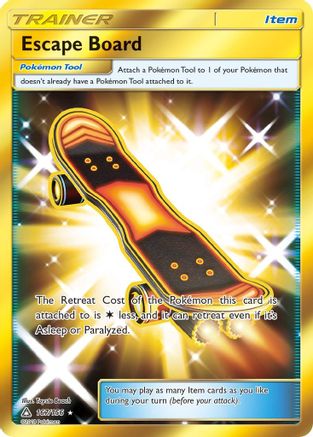 Escape Board (Secret Rare)/156 - SM Ultra Prism Holofoil
