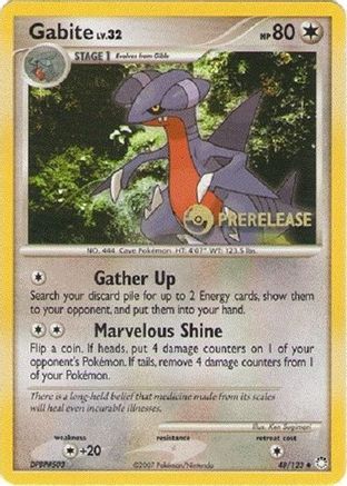 Gabite - 48/124 (Prerelease) - Diamond and Pearl Promos