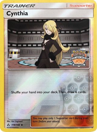 Cynthia - 119/156 (Regional Championships) - League & Championship Cards Reverse Holofoil