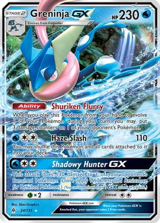 Greninja GX 24/131 - SM Forbidden Light Holofoil