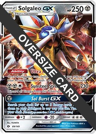 Solgaleo GX - 89/149 - Jumbo Cards Holofoil