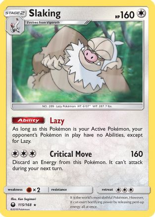 Slaking/168 - SM Celestial Storm Holofoil