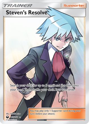 Steven's Resolve (Full Art)/168 - SM Celestial Storm Holofoil