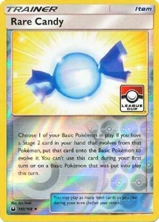 Rare Candy - 142/168 (League Cup) - League & Championship Cards Reverse Holofoil