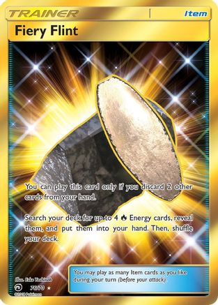 Fiery Flint (Secret)/70 - Dragon Majesty Holofoil
