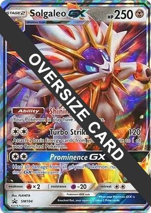 Solgaleo GX - SM104 - Jumbo Cards Holofoil