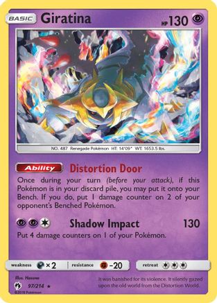 Giratina 97/214 - SM Lost Thunder Holofoil