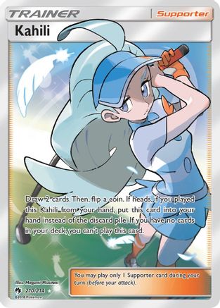 Kahili (Full Art)/214 - SM Lost Thunder Holofoil