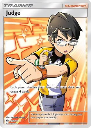 Judge (Full Art) 209/214 - SM Lost Thunder Holofoil