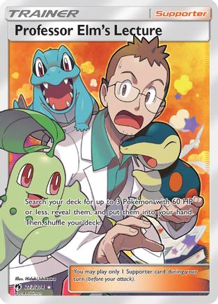 Professor Elm's Lecture (Full Art)/214 - SM Lost Thunder Holofoil