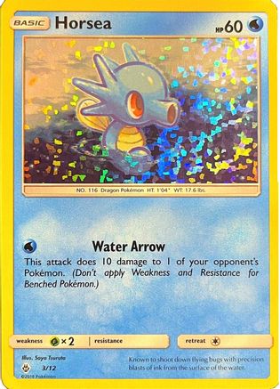 Horsea - 3/12/12 - McDonalds Promos 2018 Holofoil