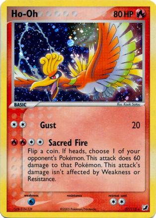 Ho-Oh - 27/115 (Cosmos Holo) - Deck Exclusives Holofoil