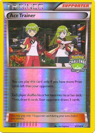 Ace Trainer - 69/98 (International Challenge) - League & Championship Cards Reverse Holofoil