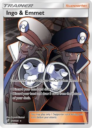 Ingo & Emmet (Full Art)/181 - SM Team Up Holofoil