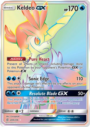 Keldeo GX (Secret)/236 - SM Unified Minds Holofoil