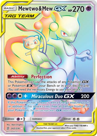 Mewtwo & Mew GX (Secret)/236 - SM Unified Minds Holofoil