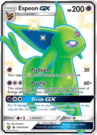 Espeon GX/94 - Hidden Fates Shiny Vault Holofoil