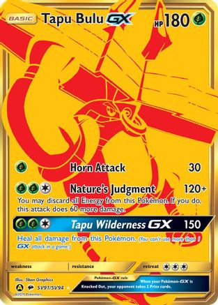 Tapu Bulu GX/94 - Hidden Fates Shiny Vault Holofoil