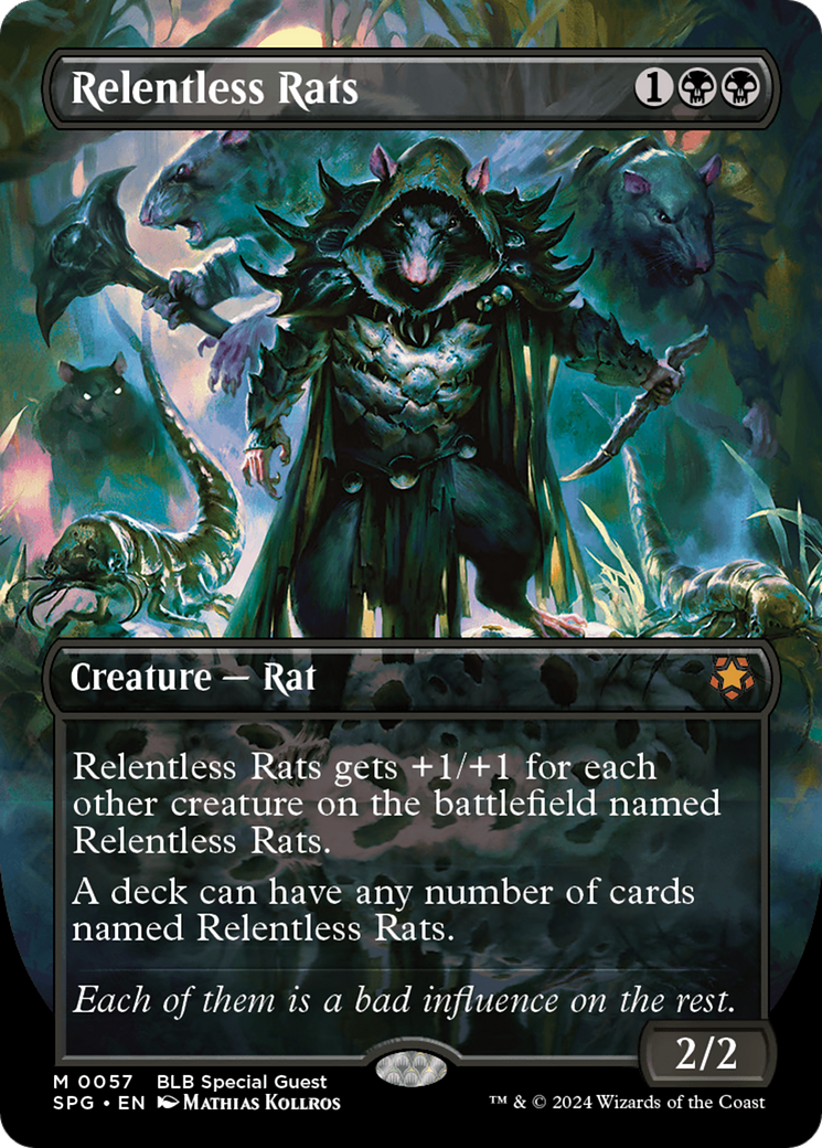 Relentless Rats (Borderless) (SPG-057) - Special Guests (Borderless) Foil